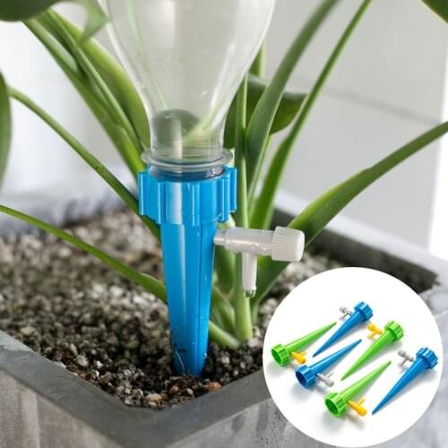 30/18/12PC Adjustable Auto Drip Irrigation Watering System Spike Kits Plastic For Home Garden Plant Flower Self Watering Device