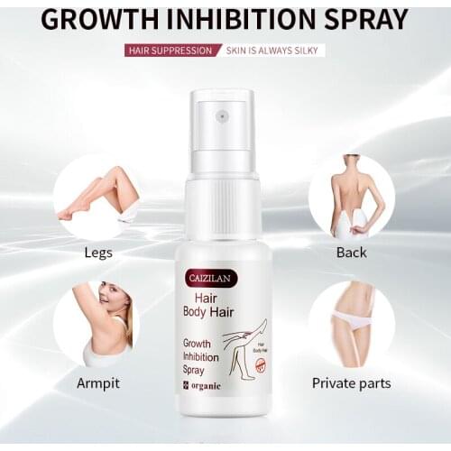 30ml Inhibiting Hair Growth Spray Hair Removal Spray Hair Growth Inhibitor Beard Bikini Intimate Legs Body Armpit Painless TSLM1