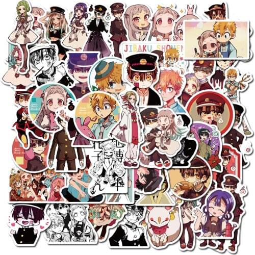 10/30/50pcs Anime Toilet-Bound Hanako-kun Stickers Waterproof Car Snowboard Bicycle Luggage Skateboard Graffiti Decal Stickers
