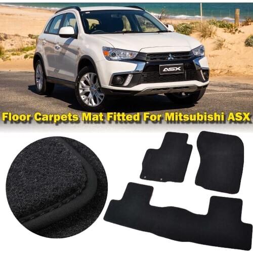 Custom Fit Solid Nylon Auto Odorless Front+Rear All Weather Car Floor Mats Liner Protection Carpets For LH/RH Mitsubishi ASX
