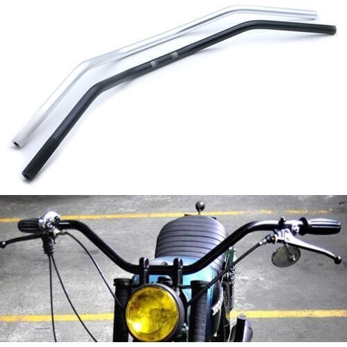 Universal 22mm 7/8" Vintage Motorcycle Handlebar Aluminum Alloy for Royal Enfield Chopper Bobber CB500X NC750X Steering Wheel