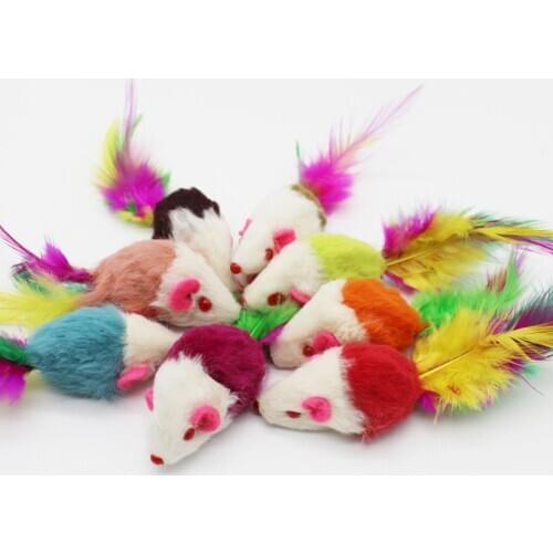 The Cat Supplies Pet Cat Tease Clockwork Mouse And Little Mouse Mouse Plush toy