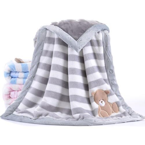 High Quality Baby Blanket Thermal Fleece Infantil Wrap Swaddler Cotton Scarf Infant Summer/Autumn Stroller