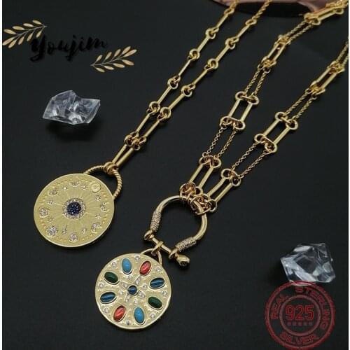 New July Womens Shiny Zircon 925 Silver Adjustable Necklace Luxury Fashion Monaco Exquisite Jewelry Gift