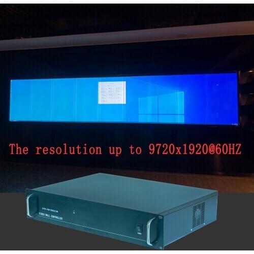 1x9 Ultra-high-resolution vertical video wall controller,9720x1920@60HZ video wall processor