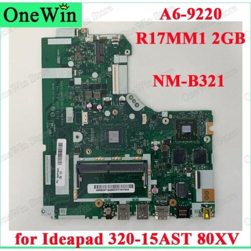 5B20P19435 for 320-15AST 80XV Ideapad Lenovo Laptop Motherboard DG425/DG525/DG725 NM-B321 Independent AMD GPU A6-9220 R17MM1 2GB