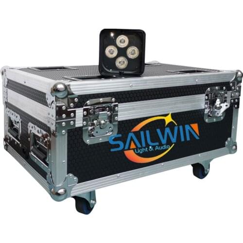 8in1 Charing Flight Case for APP MNI Battery LED Par Light Stage Light Road Case Flycase For LED Moving Head Light