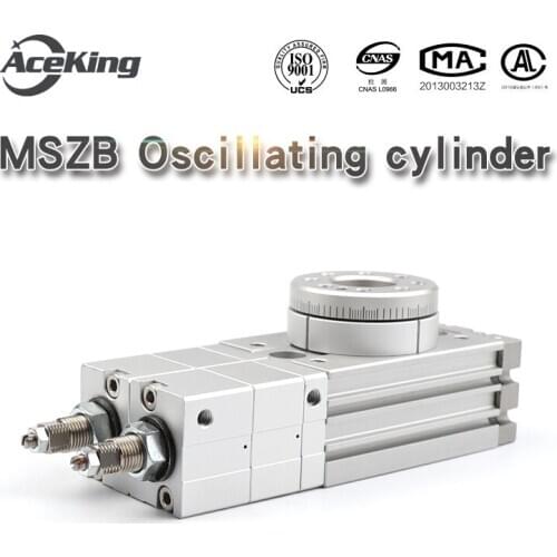 MSZB Rotary table cylinder MSZB10A/20A/30A/50A three position three position rotary table rack and pinion type rotary swing