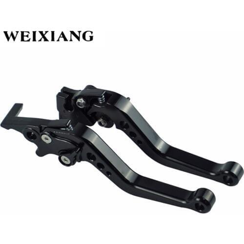 For Yamaha Motorcycle CNC Adjustable Brake Levers ATVFront Rear Double Discbrake Lever Clutch