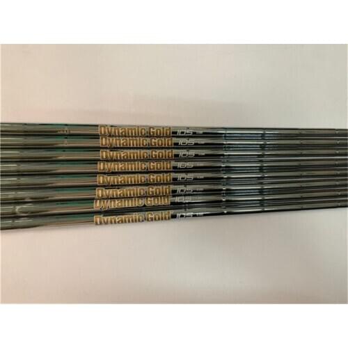 VICKY G GOLF CLUBS SHAFTS 10PCS DYNAMIC GOLD 105 R300 STEEL SHAFT SILVER 0.375 DG 105 R300 STEEL SHAFT FOR GOLF IRONS AND WEDGES