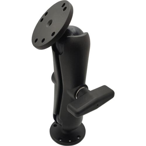 Jadkinsta 1.5 inch Ballhead Combo Mounting Holder Double Socket Arm Round Base for Garmin for TomTom GPS Photo Equipment