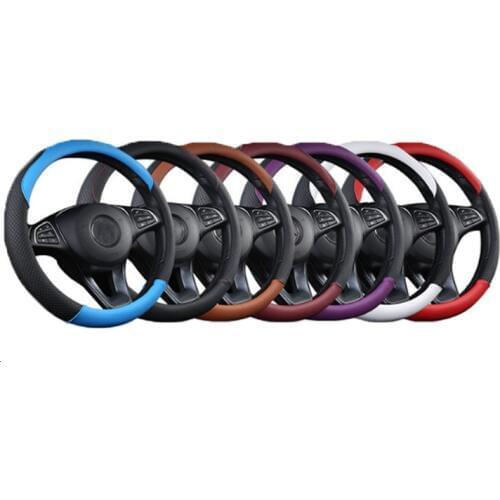 Car steering wheel cover leather car steering wheel cover 38CM