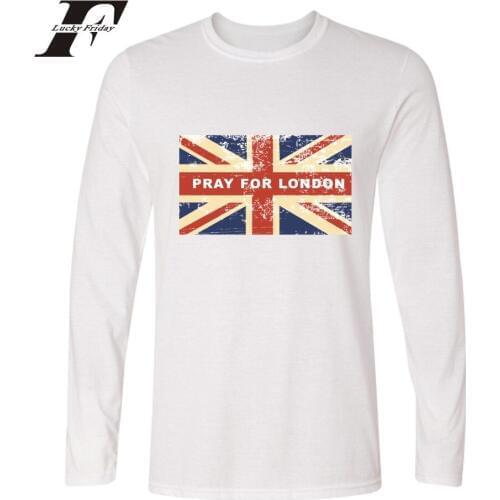 PRAY FOR LONDON t-shirts print fashion men women t shirt casual tee shirt long sleeve t-shirt harajuku sweatshirt tops plus size
