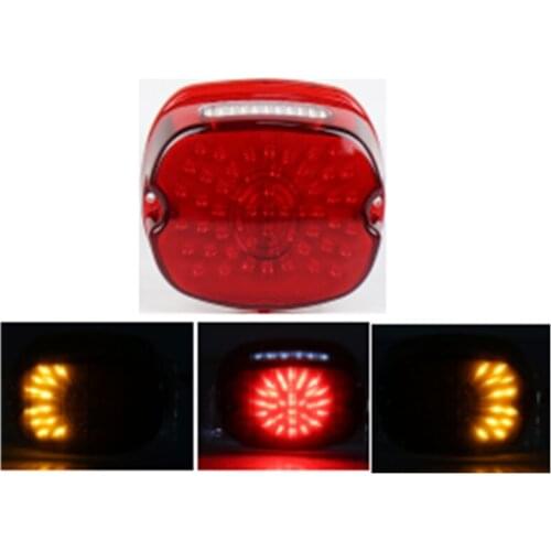 Motorcycle LED Tail Light Indicator Brake Running Lamp For Sportster XL1200C Custom Touring Road Glide Softail