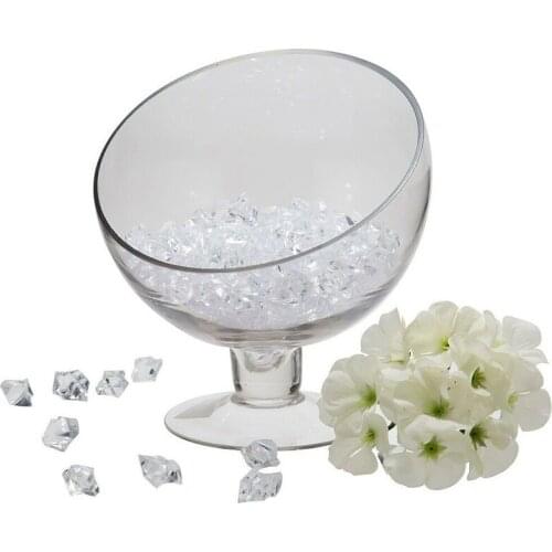 200pcs Irregular Transparent Crystal Stone Fake Ice Cubes For Photography Props Wedding Party DIY Decorations