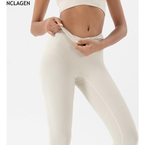 2021 Yoga Pants Womens High Waist Sports Running Fitness Tights Gym Tiktok Leggings Joggers No Camel Toe Workout High Elastic