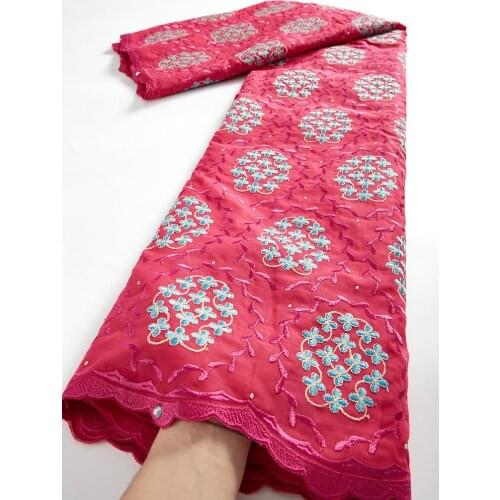 African Dry Cotton Lace Fabric 2021 High Quality Lace Swiss Voile Lace In Switzerland Nigerian Lace Fabrics 2.5 Yards TY080