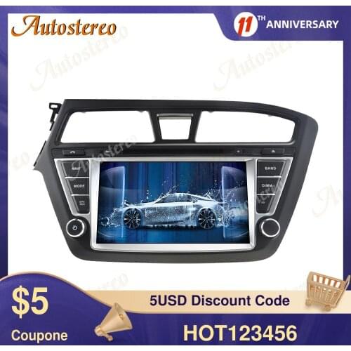 Android 10.0 4G+64GB Car GPS Navigation for Hyundai I20 2014-2017 Auto Stereo Head Unit Multimedia Player Radio Tape Recoder ISP