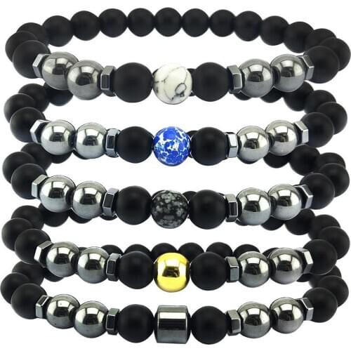 Anti-Swelling Black Obsidian Anklet, Adjustable Weight Magnet Loss Black Bracelet Anklet F9Z9