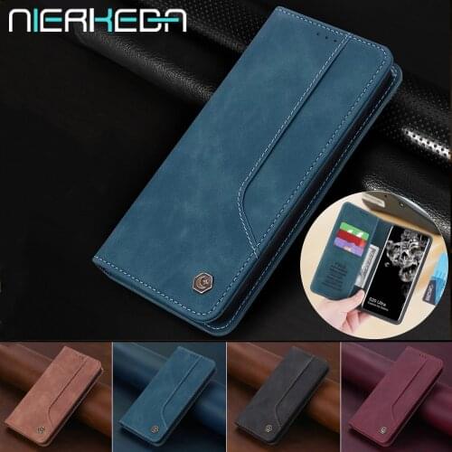 Leather Wallet Case For Samsung A70 A50 A30 A20 S A40 E A21S A72 A52 A51 A71 A31 A41 A11 A32 S20 S21 FE S10 S9 Plus Flip Cover