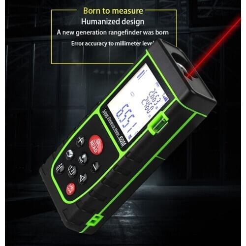 Electronic 40m Laser Distance Meter Digital Tape Rangefinder Laser Range Finder Measuring Ruler Test Tool