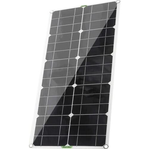 GTBL High Efficiency Solar Panel Portable 100W12V5V Mobile Phone QC3.0, Flexible Solar Panel Car Outdoor Emergency Charging
