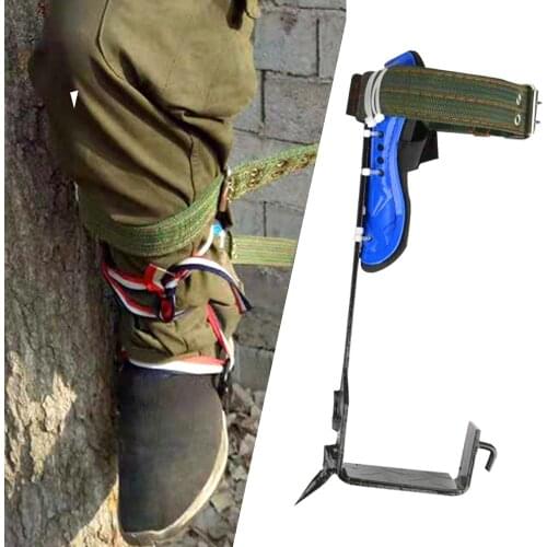 Stainless Steel Five Claws Tree Climbing Tool Pole Climbing Spikes for Hunting Observation Picking Fruit Strong Load Capacity