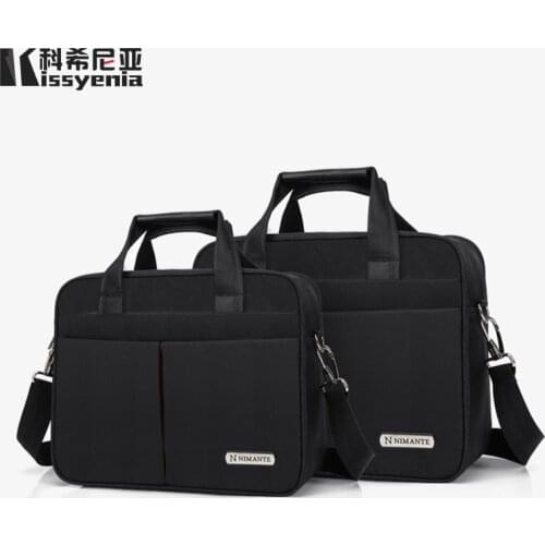 Kissyenia 15 inch Men‘s Laptop Briefcase Business A4 Suitcases Travel Bags for Men Waterproof Computer Bag Portfolio Bag KS1293