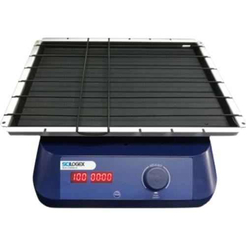 AC 100-240V Laboratory Oscillator Mixer Digital Display Circular Shaker Lab Decoloring Shaker Orbital Rotator Shaker 40-200RPM