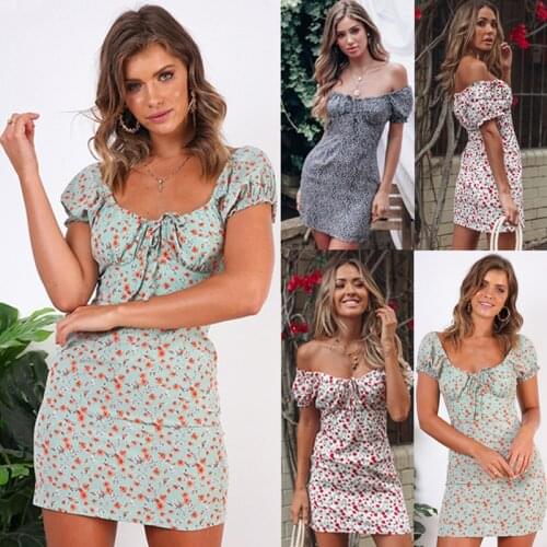 Summer Dress Women Bodycon Polka Dot Print Lace-Up Sweet Dresses Femme Robes Slim Short Sleeve Dress For Woman Clothing Vestidos
