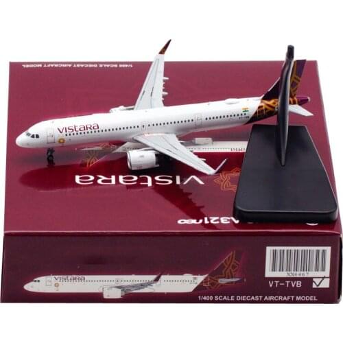 Diecast Alloy Metal A321 NEO VT-TVB VISTARA Air 1:400 aircraft airplane models with landing gears display show