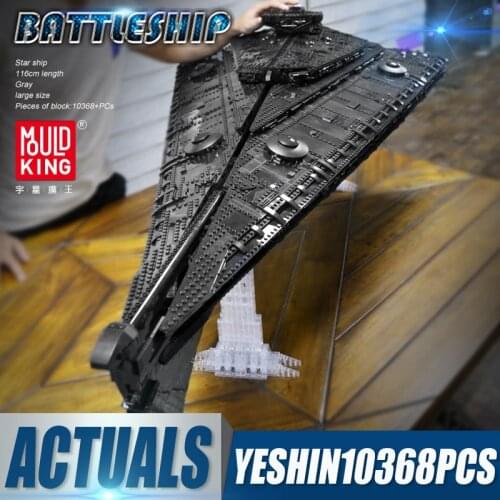 MOULD KING 21004 The MOC Eclipse-Class Dreadnought Model Star Plan Toys Building Blocks Bricks Assembly Kids Christmas Gifts