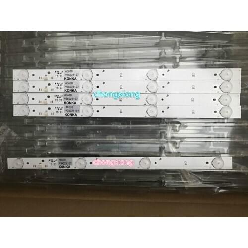NEW100%TV LED backlight Bar FORKONKA 35021107 35021109 4 LEDs( 1 LED 6V)