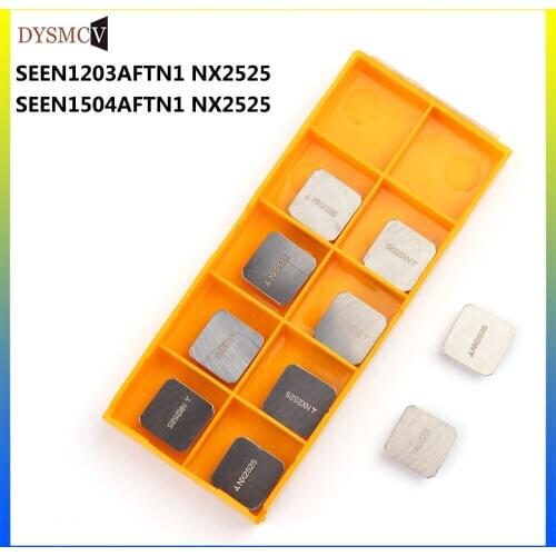 SEEN1203 SEEN1504 AFTN1 NX2525 Cermet Grade carbide inserts milling tools Turned Blades Tips boring CNC metal lathe cutter tool