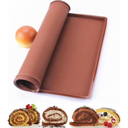 36*28CM Non-Stick Silicone Baking Mat DIY Macaron Bread Cake Pastry Dessert Making Tools Oven Swiss Roll Pad Bakeware -50