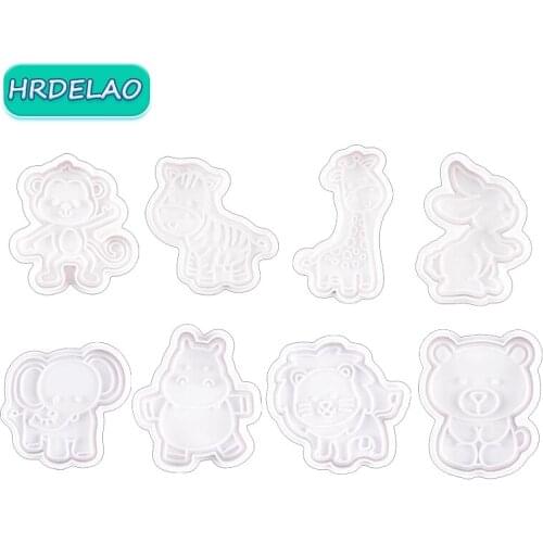 DIY Slimes Animals Bear Elephant Lion Mold Cutter Play Dough Tools Plasticine Kits Soft Clay Educational toys for chidlrens Gift