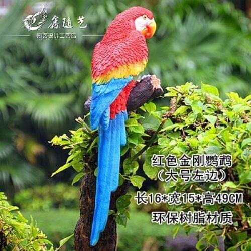 Statuette Dove bird Resin Crafts Ornament parrot garden design landscape sculpture festival wedding decoration ornaments shop