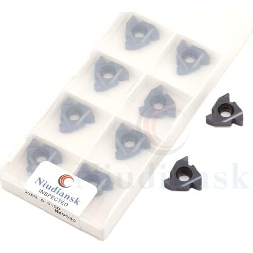 22ER 3.5ISO NK9030 CNC Lathe Tool 22ER 4.0ISO 4.5ISO 5.0ISO 5.5ISO NK9030 22IR 6.0ISO NK9030 Thread Turning Tool Carbide Inserts