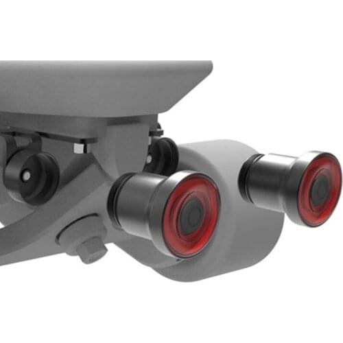 Smart Auto Brake Sensing Skateboard Taillight Cycle COB LED Rear Light Scooters Accessories Waterproof USB Charging Tail Lights