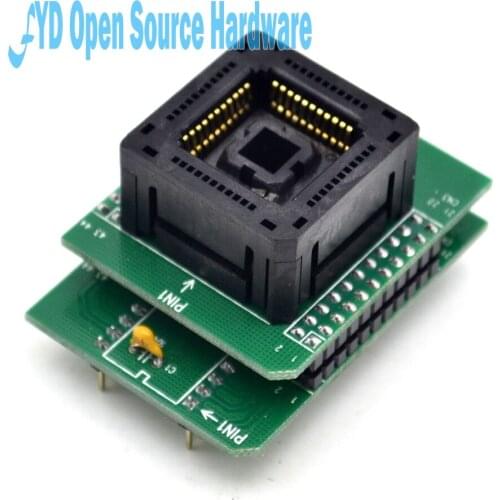 Top Quality Chip programmer PLCC44 adapter socket PLCC44 to DIP40 120-0444-306