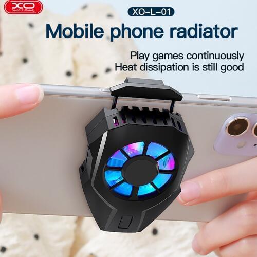 XO-L01 Mobile Phone Cooler Semiconductor Cooling Fan for iPhone Huawei Samsung Mobile Phone Radiator Game Phone Heat Sink Holder