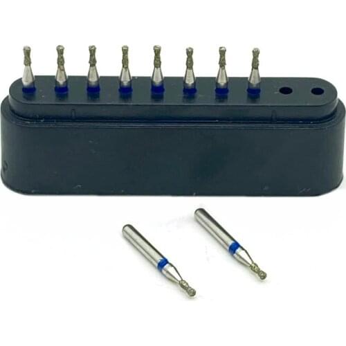 1.6mm Shank Dental Diamond Burs Drills for High Speed Handpiece Dental High Speed Burs Dentist Polish Tool 10pcs/set