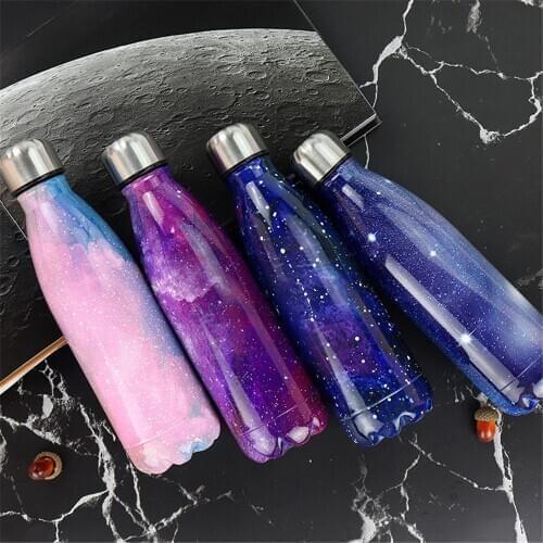 500ML Portable Thermos Bottle Girl Boy Stainless Steel Water Bottle Vacuum Flasks Insulated Cup High Capacity Student Travel Mug