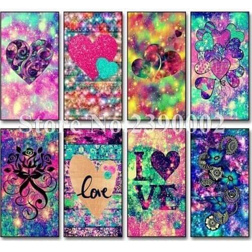 5D Diamond Embroidery Love Heart Music Anchor Diy Diamond Paintings Full Mosaic Picture Cross Stitch Rhinestone Gift Home Decor