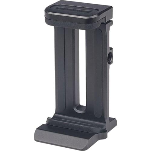 AOKA AP5590 Aluminium Alloy Bracket Mobile Phone Holder Clip For Tripod Phone Stand Selfie Travel Accessories