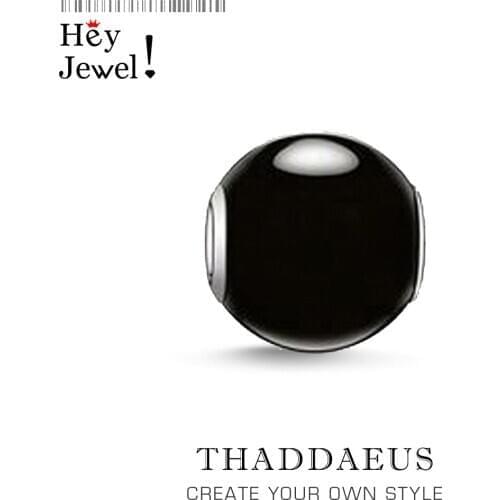 Beads Black, Silver Beads Fits Bracelet Europe Necklace Jewelry Accessories Gift For Women & Men