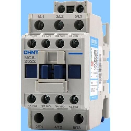 CHINT AC Contactor NC8-1222 AC220V 2NO 2NC Auxiliary contact