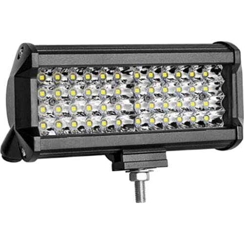For Jeep SUV Motorcycles Truck Car LED Lights Work Lights Auxiliary Lights 12V4 Row of Lamp Beads 144W Off-Road Lights