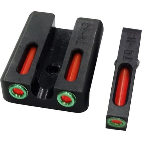 Glock Sight Glock Fiber Optic Sight Front Stainless Steel Fiber Optic Sight Precision Sight And Rear Fiber Optic Sight