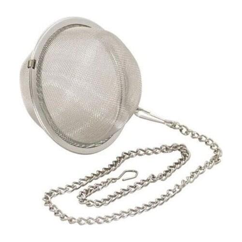 304 Stainless Steel, Hop Bomb, Filter Ball-70MM DIAMETER WITH 40CM CHAIN, Homebrew Fitting